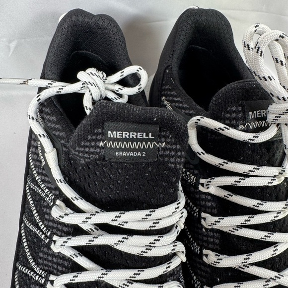 Merrell Women's Black/White Bravada 2 Performance Mid Hikers NIB Outdoor 8.5 - Picture 4 of 12